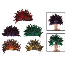 Women's feather headdress