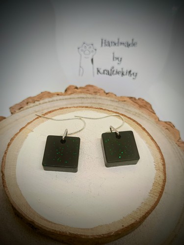 Dark green acrylic - resin, with