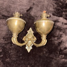 Vintage Lamp 2 Arm Double Wall