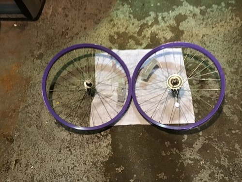 Rear bicycle lavender - 20",
