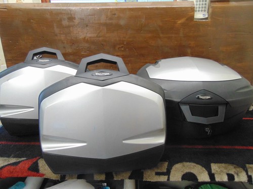 Genuine triumph luggage side - luggage,