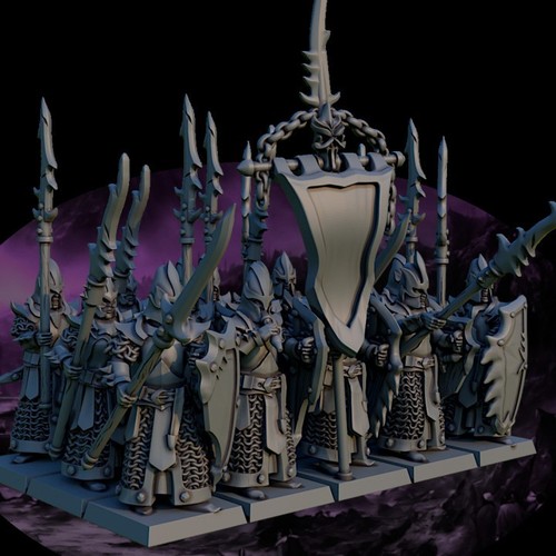 15x dark elf spearmen landor - 15x,