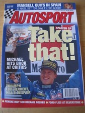 AUTOSPORT MAY 1995 SPANISH GP