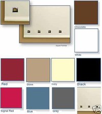 READY MADE ROLLER BLIND BLINDS CHROME SQUARE EYELET EDGE TRIMABLE WITH FITTING