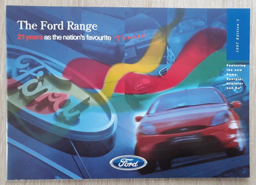 Ford range brochure 1997 - range, ka