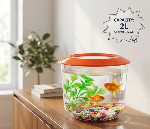 Goldfish small fish bowl - small,