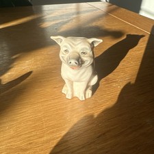 Floral Bond China Pig Ornament