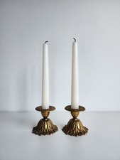 2x Brass Candelabras Candle