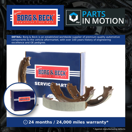 Brake shoes set fits - set, mercedes