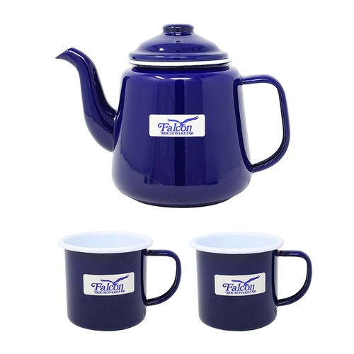 3pcs steel teapot set - steel,