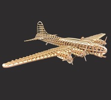 Laser Cut Wooden WW2 Flying