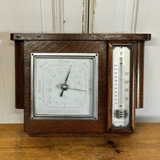 Vintage Wooden Barometer