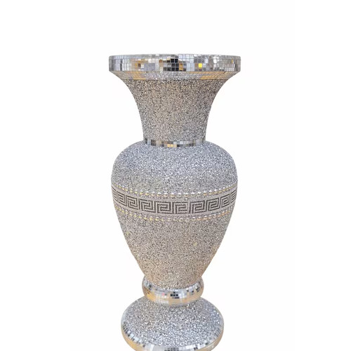 Silver ceramic floor - silver,