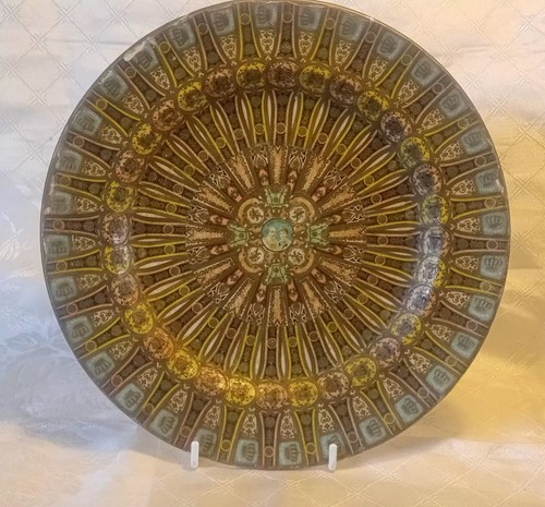 Unique folk art royal plate - unique,