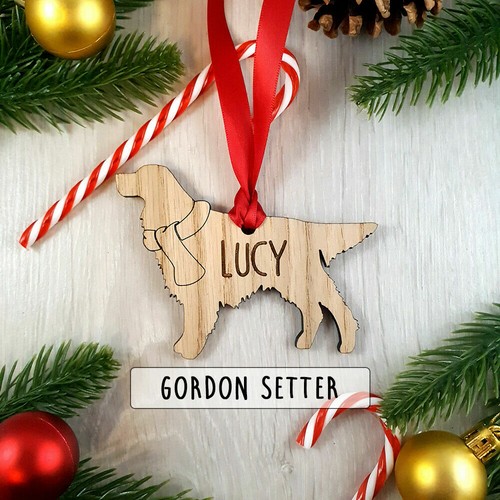 Personalised dog wooden oak - wooden,