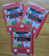 3 x M & S Christmas Cards BNIP
