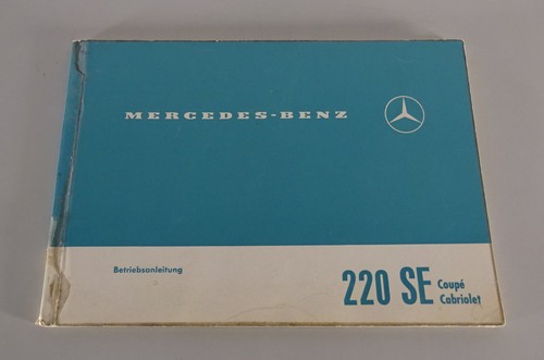 Operating manual mercedes - operating,
