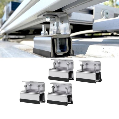 Roof rail rack solar panel - 4x,