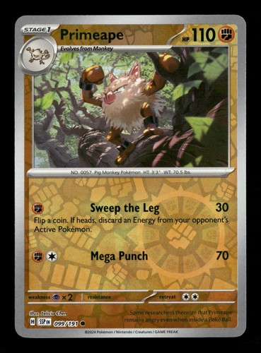 Primeape surging sparks - primeape,