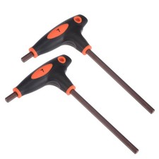 2pcs T-Handle Hex Key 7mm S2