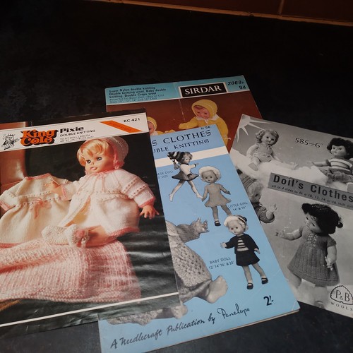 Vintage doll knitting - vintage,
