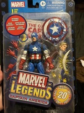 MARVEL LEGENDS 20th Anniversary Captain America 6-inch Action Figure COMPLETE