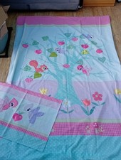 Girls Single Duvet Cover And Pillowcase From Dunelm Mill Bird And Squirrel Theme