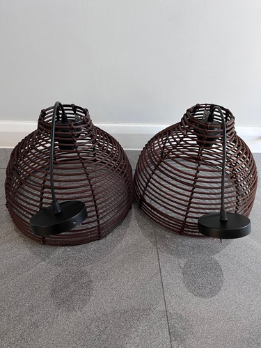 Brown wicker lobster pot - 2,