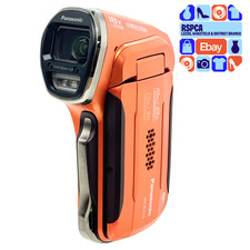 Panasonic HX-WA30 Orange Full HD 16MP Camera Rechargable Compact Video Camcorder