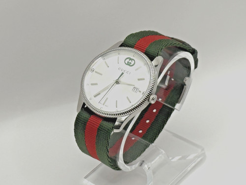 Gucci timeless silver dial - gucci,
