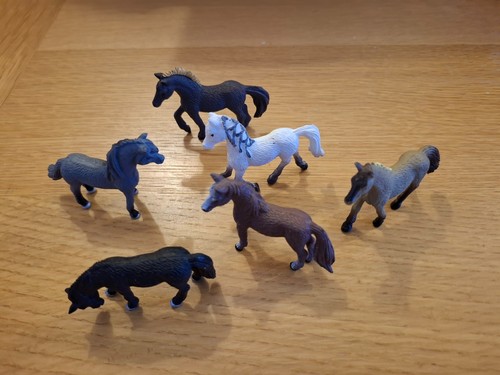 Model horses in - (six),