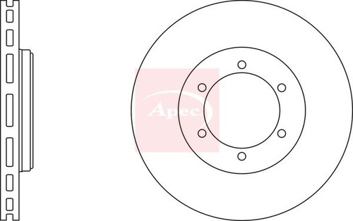 Brake disc apec dsk2469 front - dsk2469,
