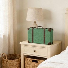Vintage suitcase with handle - vintage,