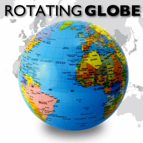 World globe map - world,