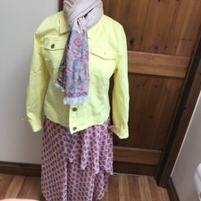 Ladies Skirt, T-Shirt & Jacket Bundle Size 14 M&S & Cotton Traders
