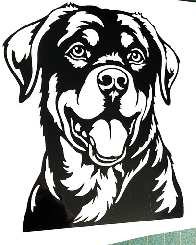 Rottweiler vinyl sticker - 1x,