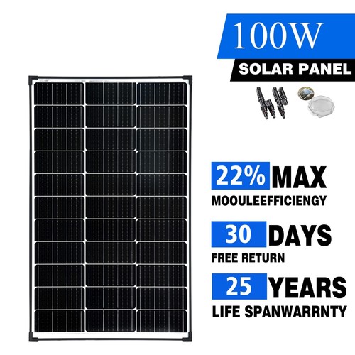100w watt solar panel 12v - 100w,