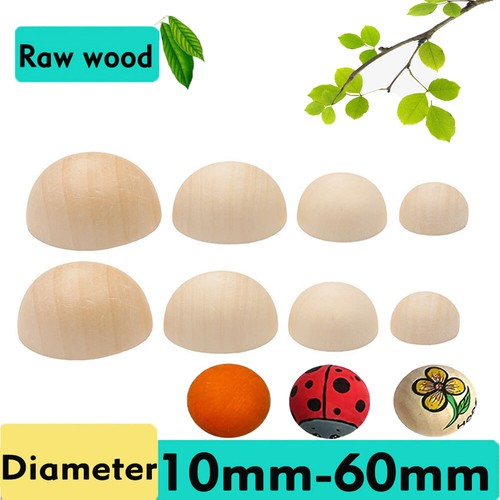 Natural wooden half - wooden, balls