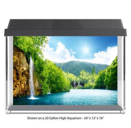 Jungle water falls polyester - jungle,