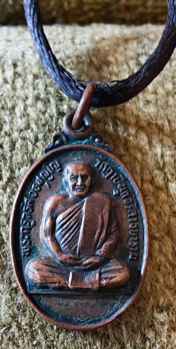 Vintage thai metal buddhist - thai,