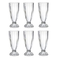 6 x Milkshake Glasses