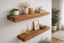 Rustic Floating Shelves Solid