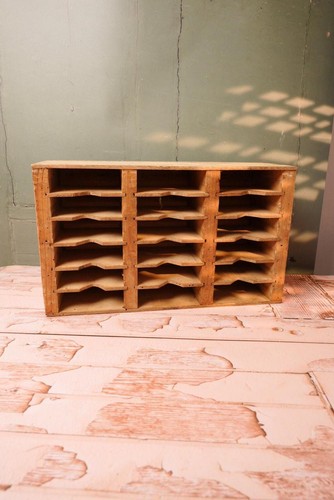 Vintage wooden ink pad - ink, holder