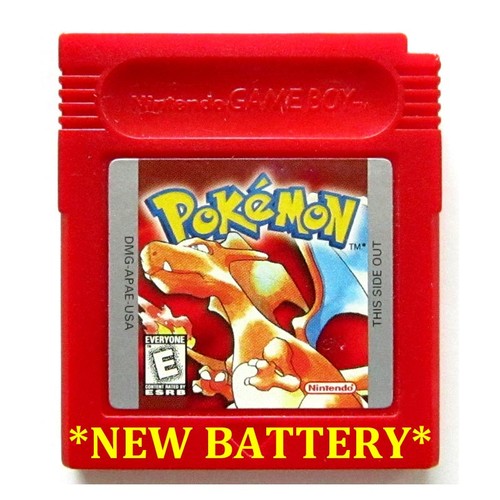 Pokemon red version new - version, save