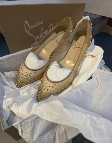 Christian louboutin beige mesh - louboutin,