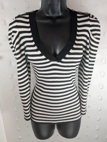 Morgan toi striped knit - de,