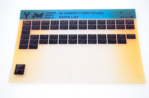 Oem yamaha yz125n - yamaha,