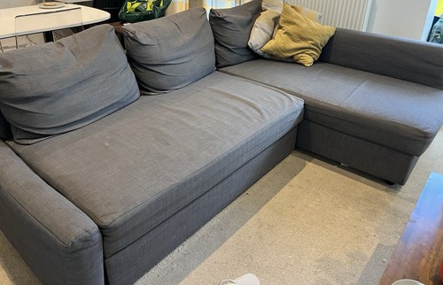 Ikea friheten dark grey - ikea, corner