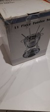 11 Piece Stainless Steel Fondue Set