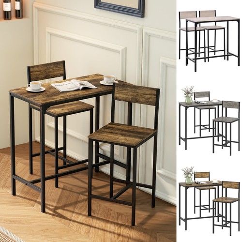 Piece bar table and stools - bar,